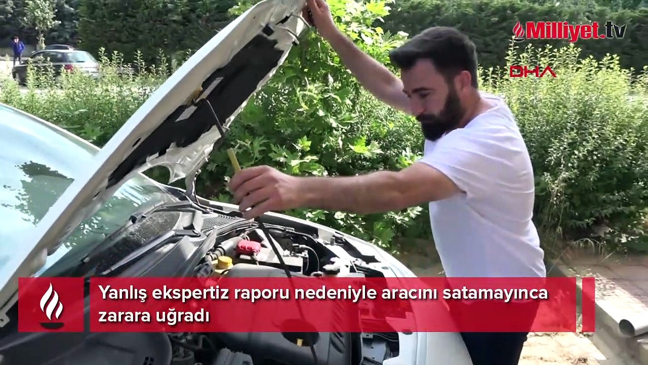 Yanlış ekspertiz raporu nedeniyle aracını satamayınca zarara uğradı