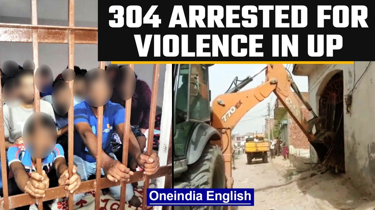 UP: 304 arrested for violence over remarks on t...