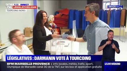 Download Video: Législatives 2022: Gérald Darmanin a voté à Tourcoing