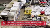 PKK'nın 'girilemez' dediği yere operasyon: Çok sayıda silah ve mühimmat ele geçirildi