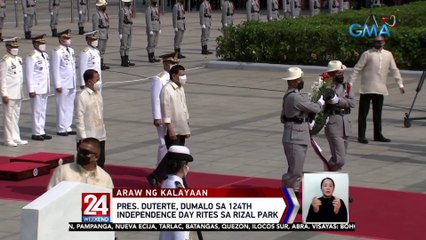 Pres. Duterte, dumalo sa 124th Independence Day rites sa Rizal Park | 24 Oras Weekend
