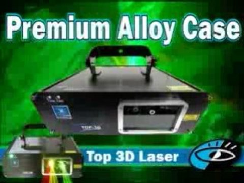 Top 3D RGY 180mW 2 Beam Laser TEC DMX