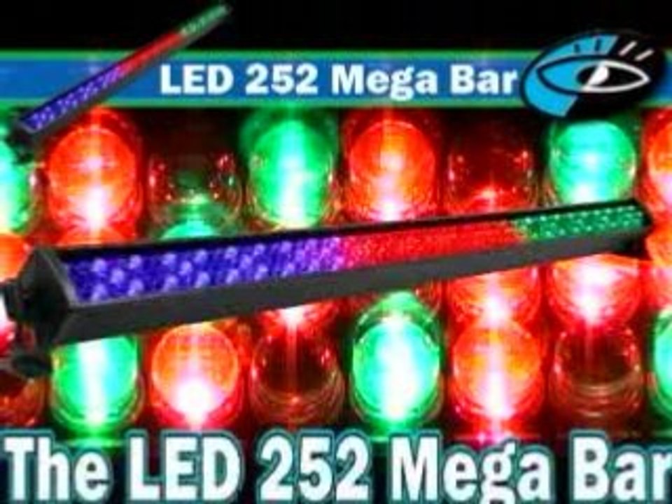 LED 252 Megabar 3 section strip mega
