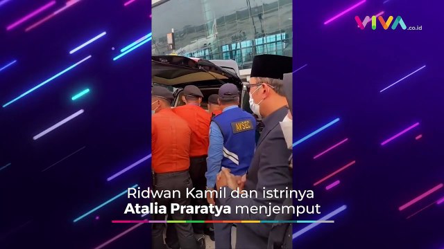 Proses Bongkar Muat Peti Jenazah Eril di Bandara