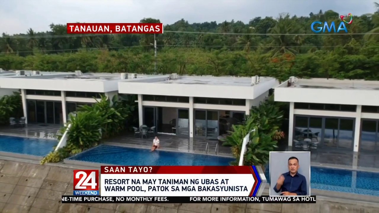 Resort na may taniman ng ubas at warm pool, patok sa mga bakasyunista | 24 Oras Weekend