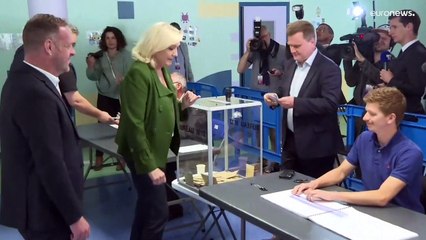 Emmanuel Macron, Marine Le Pen et Jean-Luc Mélenchon ont voté