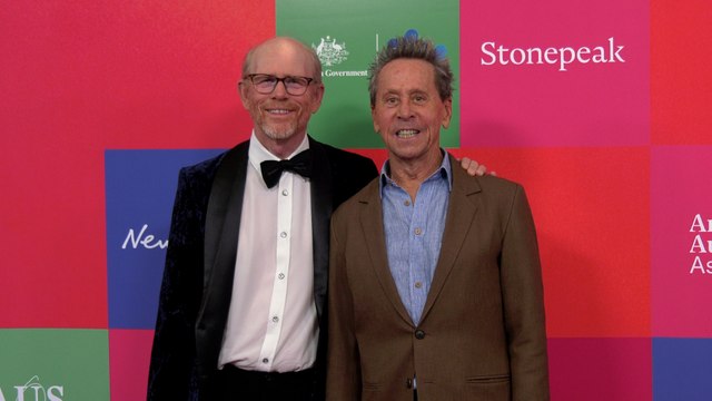 Ron Howard and Brian Grazer 2022 G'Day AAA Arts Gala Red Carpet in Los Angeles