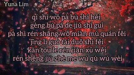 Qi Shi Wo Hen Lei 其实我很累  (Sebenarnya Aku Sangat Lelah) An Er Chen 安儿陈 Lyrics