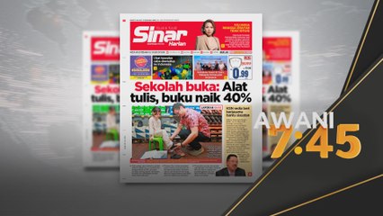 Sinar AWANI: Sekolah Buka | Alat tulis, buku naik 40 peratus