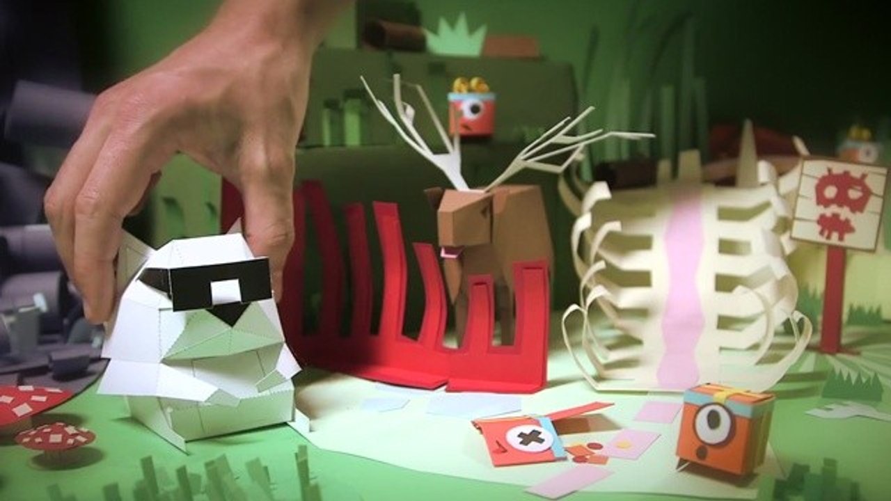 Tearaway - e3-trailer zeigt touch-steuerung des papier-action-adventures