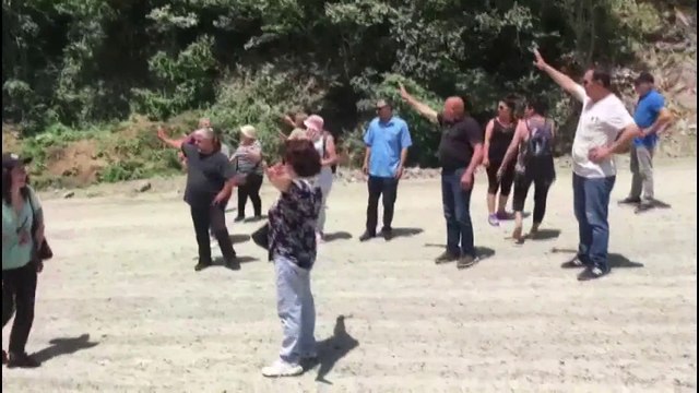 İkizdere'de taş ocağına karşı oturma eylemi başlatıldı: Bu kadar olmaz, öldürdünüz