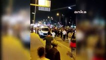 İstanbul'da 15 yaşındaki çocuğun göçmenlerden kaçarken trafik kazasında öldüğü iddiası üzerine vatandaşlar yürüyüş yaptı