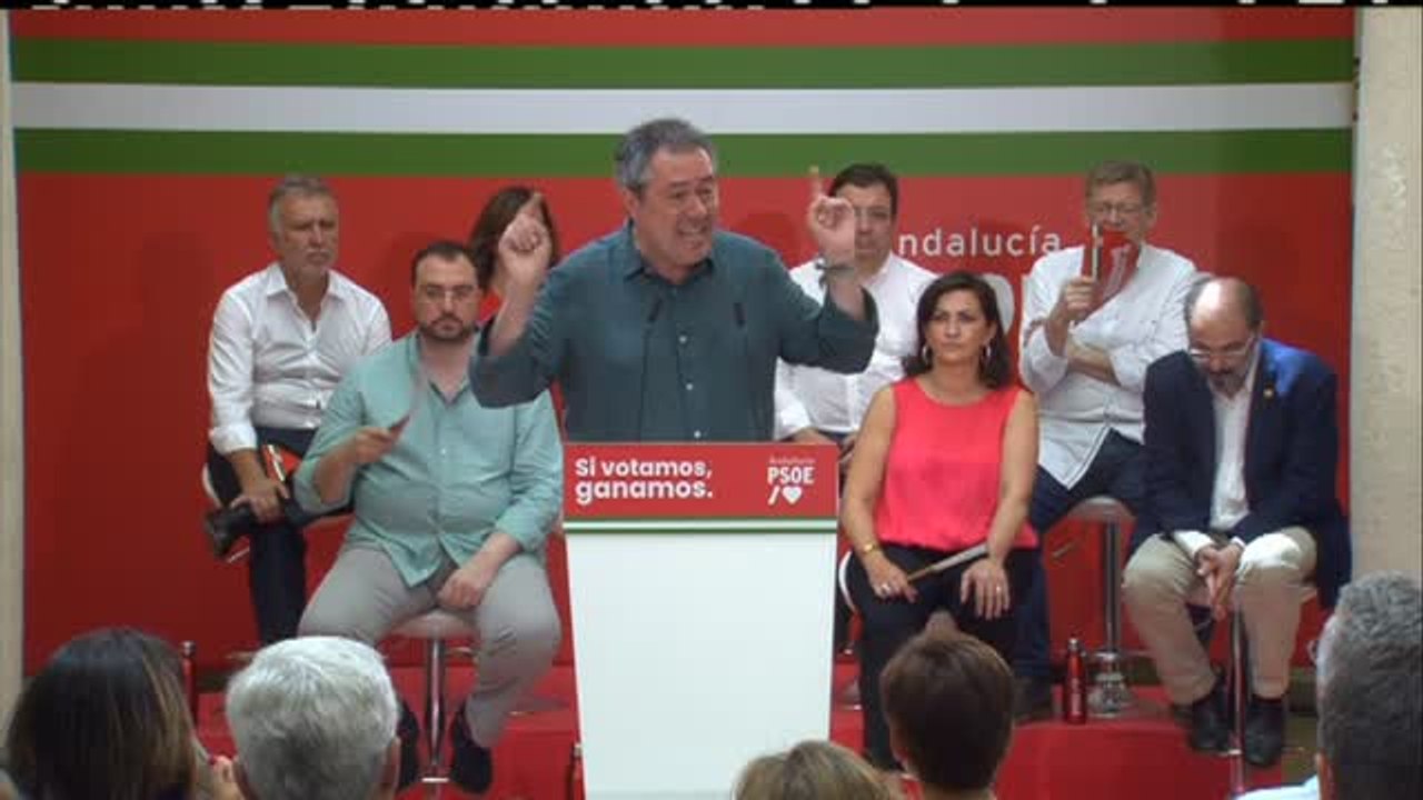 Espadas llama a movilizarse el 19J para evitar la "voladura controlada" de las derechas