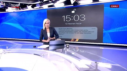 AFAD'ın Gönderdiği Hayati Uyarı Bildirimi Gündem Oldu!  - TGRT Haber