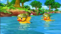 Anak bebek lucu berenang - lagu anak