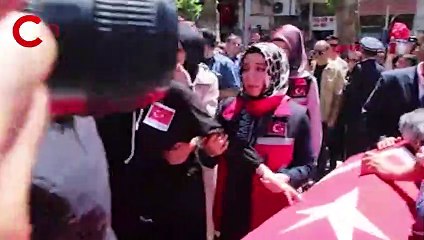 Adıyaman Şehit sözleşmeli er ÖZER, son yolculuğuna uğurlandı