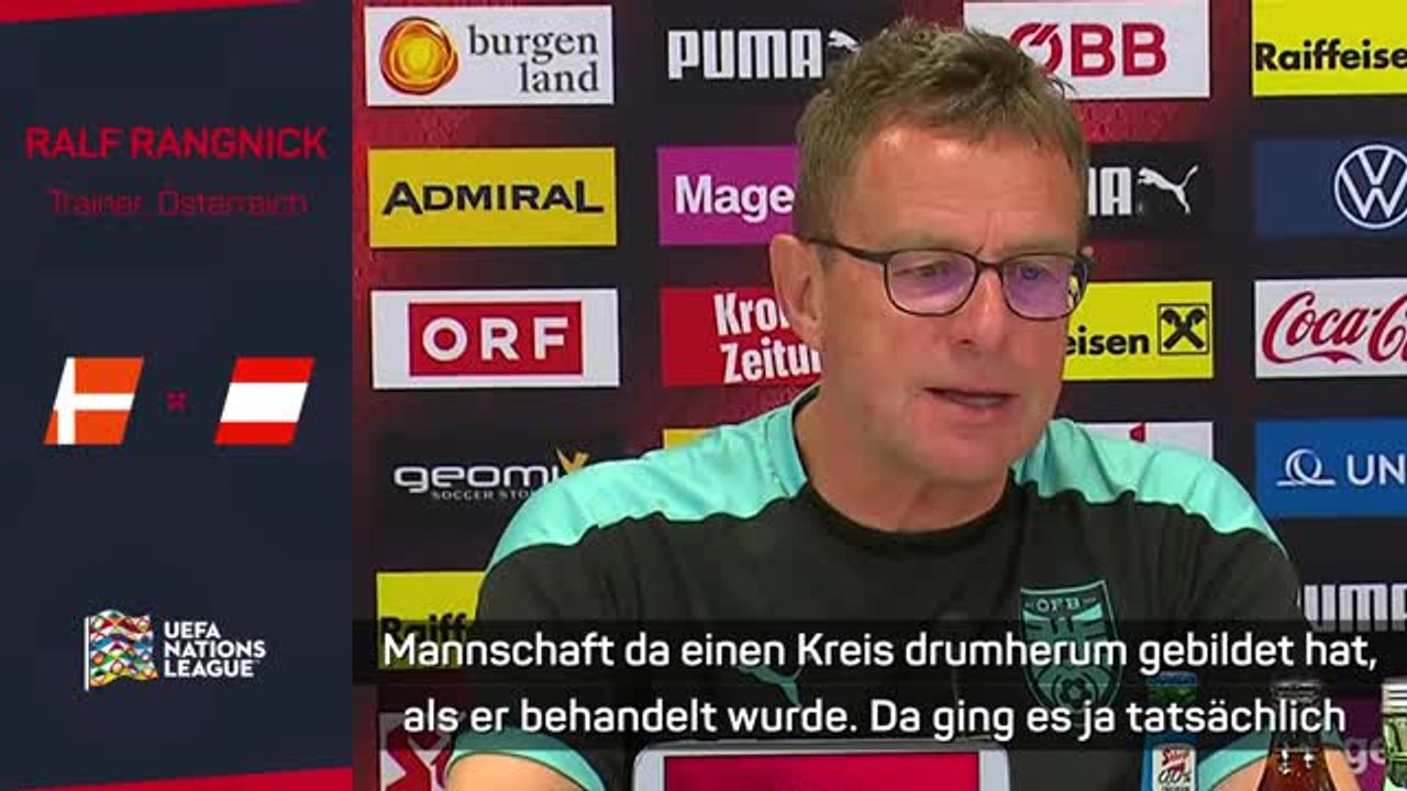 Genau vor einem Jahr: Rangnick zu Eriksen-Vorfall