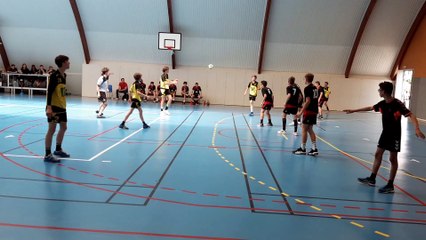 Reste 2 minutes avant la fin de la finale de Coupe de la Vienne pour nos moins 15 garçons (2021-2022)