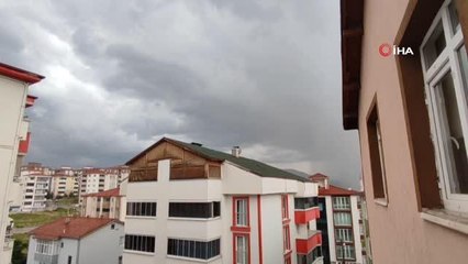 Karabük'te şimşekler görsel şölen sundu