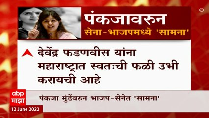 Pankaja Munde Special Report : पंकजावरुन सेना-भाजपमध्ये 'सामना', बीड-औरंगाबादमध्ये समर्थक आक्रमक