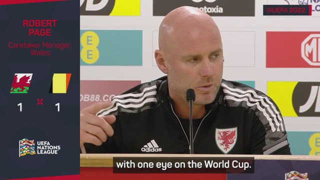 Page using Nations League to plan for Qatar