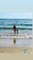 Stromae et son fils à la mer, Instagram