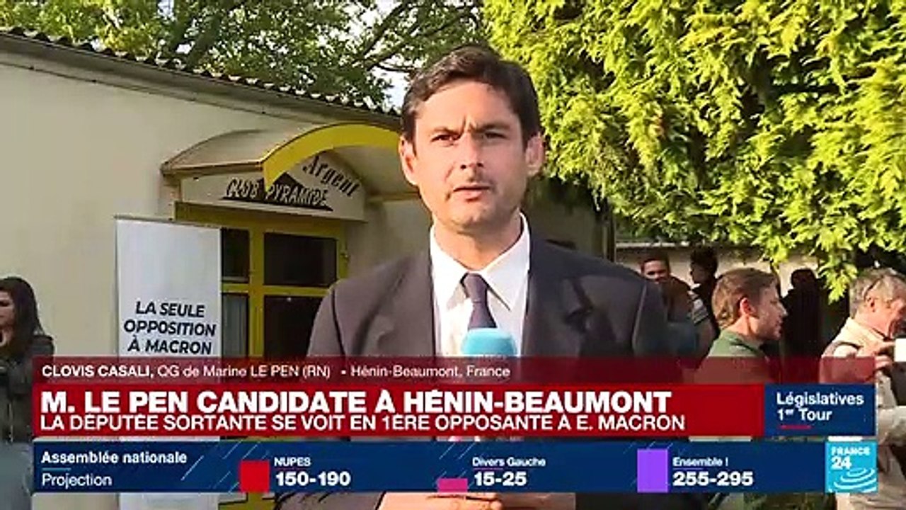 Législatives : Marine Le Pen se dirige vers un second tour dans le Pas-de-Calais