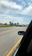 L'arrestation du suspect. (Vidéo: gracieuseté)