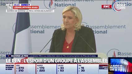 Législatives 2022: Marine Le Pen demande à ses électeurs de "confirmer et amplifier" leur vote au second tour