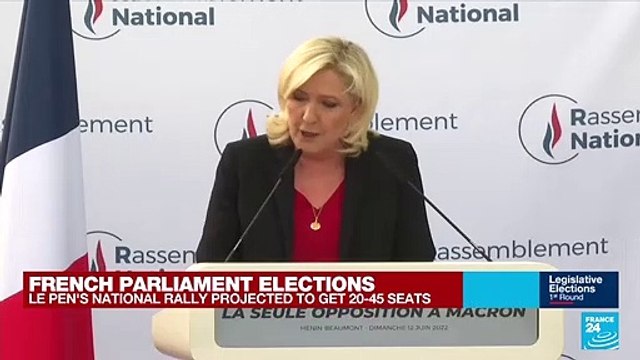 French legislative elections: Le Pen considers possible to send a large RN group to Parliament