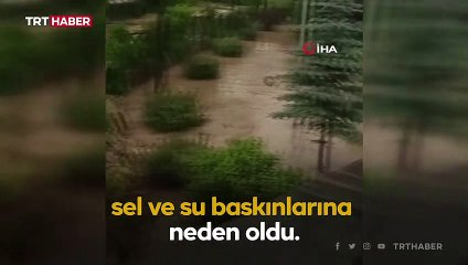 Ankara'da sağanak hayatı olumsuz etkiledi: Araçlar yolda kaldı, evleri su bastı