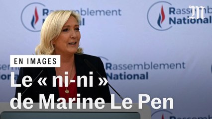 Descargar video: Marine Le Pen appelle à ne pas choisir entre la Nupes et Ensemble ! : « La France n'est une salle de marché, ni une ZAD »