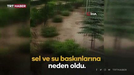 Akyurt'taki selde mahsur kalan vatandaşlar kurtarıldı