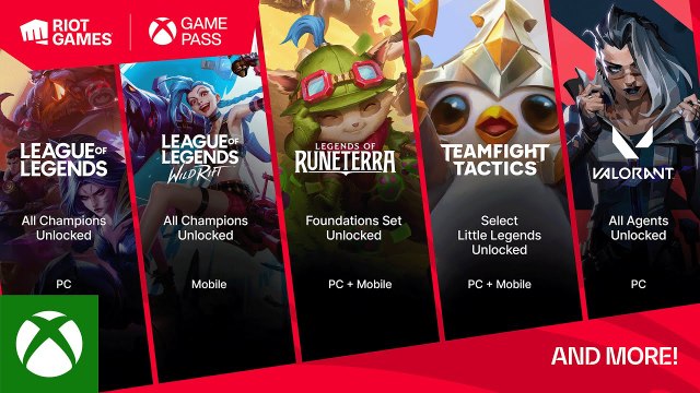 Riot Games x Xbox Game Pass
