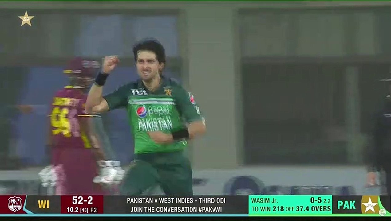 West Indies Fall Of Wickets | Pakistan vs West Indies | 3rd ODI 2022 | PCB | MO2T