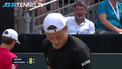 'S-Hertogenbosch - Van Rijthoven crée la sensation face à Medvedev