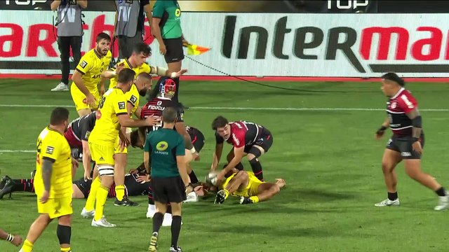 TOP 14 - Essai de Romain NTAMACK (ST) - Stade Toulousain - Stade Rochelais - Barrages - Saison 2021/2022