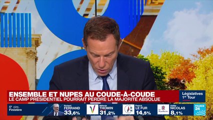 Législatives : 'Pas de fête ce soir au QG du RN' malgré la bonne position de Marine Le Pen