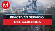 Línea 1 del Cablebús de CdMx reanuda operaciones tras una semana de revisión