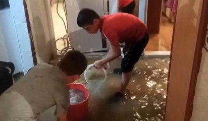 Tokat'ta sağanak yağış su baskınlarına neden oldu