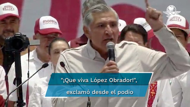 Adán Augusto López: “no podemos regatearle el apoyo a AMLO
