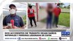 Accidentes viales dejan varias personas heridas en La Entrada, Copán