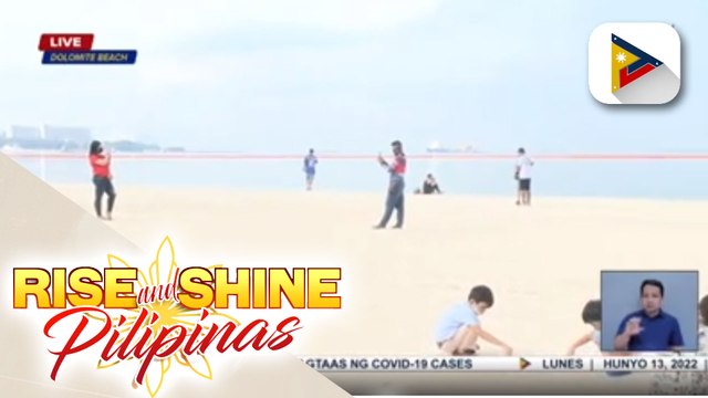 Muling pagbubukas ng Dolomite Beach, dinagsa