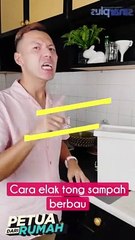 Kurangkan bau busuk tong sampah