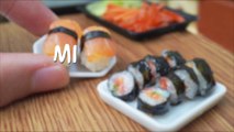 How To Make Miniature Sushi ASMR Cooking Mini Food | Japanese Food