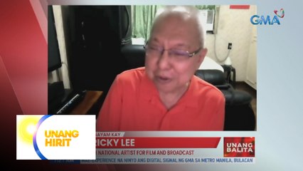 Ricky Lee, bagong National Artist for Film and Broadcast! | Unang Hirit