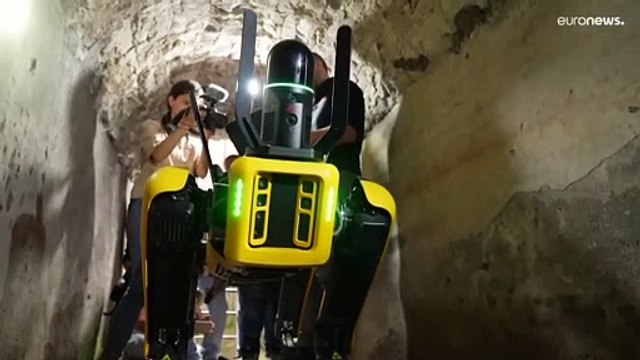 Auf den Hund gekommen: Roboter Spot schnüffelt in Pompejis Vergangenheit