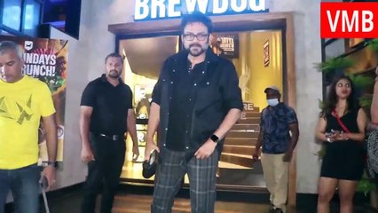 Victory Venkatesh, Rana Daggubati And Surveen Chawla Spotted At Mumbai BrewDog