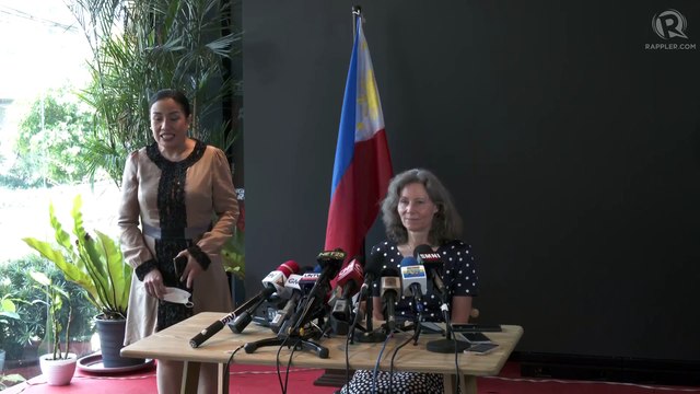 Ambassador Grete Sillasen of Denmark holds media briefing after a courtesy call on Marcos