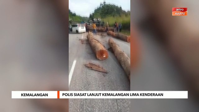 Kemalangan | Polis siasat lanjut kemalangan lima kenderaan